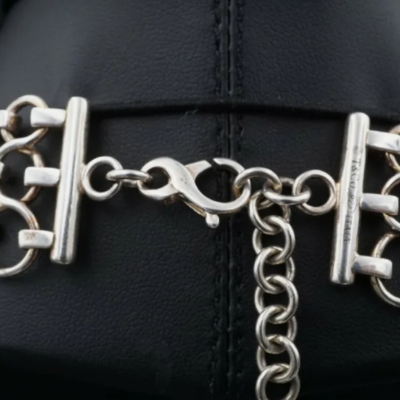 Vintage Tiffany & Co. Sterling Silver Wide Circle - Picture 4 of 6